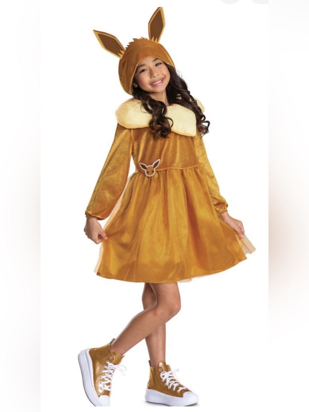 Kids Golden Eevee Costume Dress  Pokémon